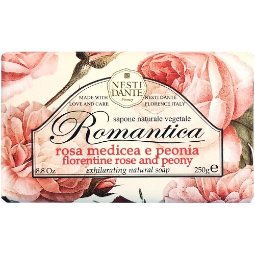 Купить Nesti dante romantica мыло роза и пион 250 гр цена