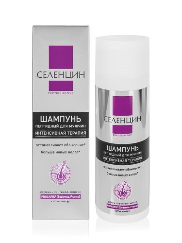 Селенцин peptide active шампунь для мужчин 200 мл