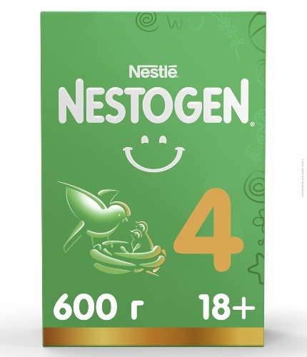 Nestogen 4 сухой напиток молочный детское молочко с пребиотиками и лактобактериями l reuteri 600 гр