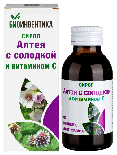 СИРОП АЛТЕЯ С СОЛОДКОЙ И ВИТАМИНОМ С