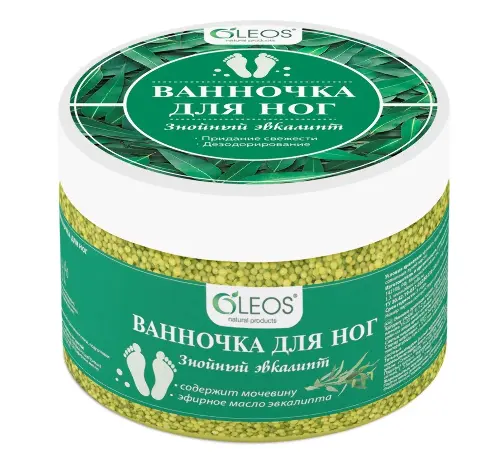 Oleos ванночка для ног знойный эвкалипт 220 гр
