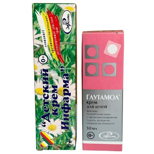 Набор Детский крем 75мл + Глутамол д/детей крем 50мл - со скидкой 10%