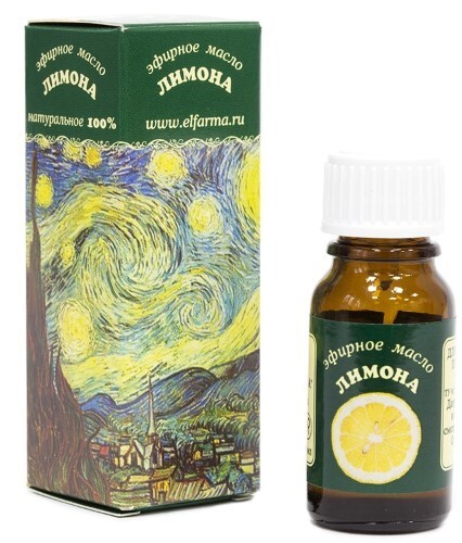 Купить Elfarma масло эфирное лимон 10 мл в индивидуальной упаковке цена