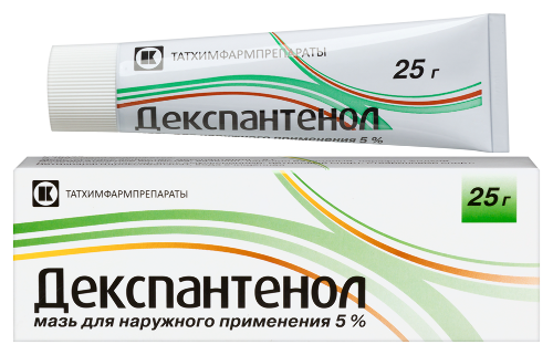 Купить Декспантенол 5% мазь для наружного применения 25 гр цена
