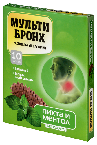 МУЛЬТИ-БРОНХ РАСТИТЕЛЬНЫЕ ПАСТИЛКИ