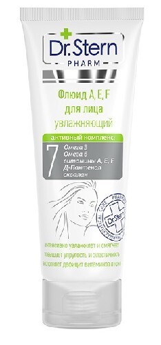 Купить DR.STERN ФЛЮИД А Е F ДЛЯ ЛИЦА УВЛАЖНЯЮЩИЙ 75МЛ цена