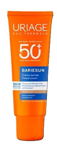 Uriage барьесан крем тональный золотистый оттенок spf50+ 50 мл