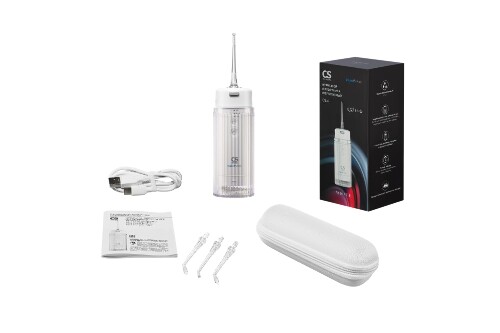 Ирригатор полости рта портативный cs medica aquapulsar cs-6 extend white