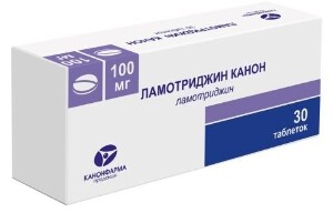 Купить Ламотриджин канон 100 мг 30 шт. таблетки цена