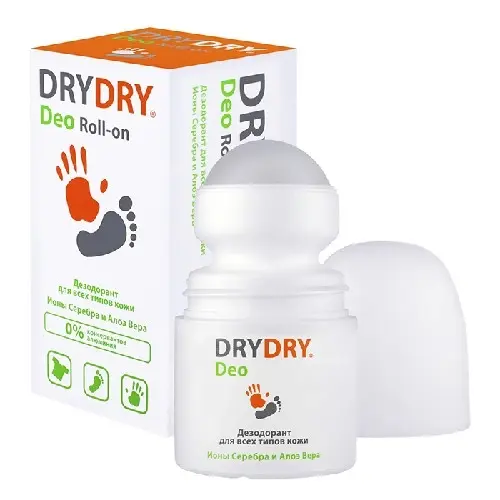 DRYDRY DEO ROLL ДЕЗОДОРАНТ ДЛЯ ВСЕХ ТИПОВ КОЖИ 50МЛ