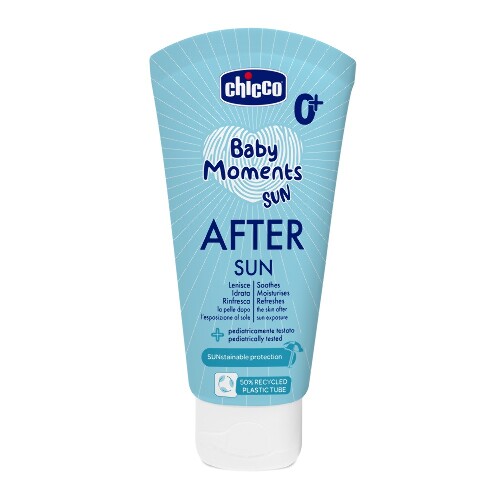 Chicco baby moments молочко после загара 150 мл