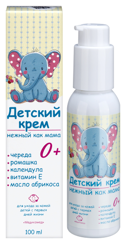 Крем детский медикомед нежный как мама 100 мл