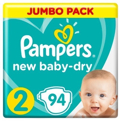 Купить Pampers new baby-dry подгузники размер 2 94 шт. по цене 1663 руб в Москве Pampers new baby-dry подгузники размер 2 94 шт.