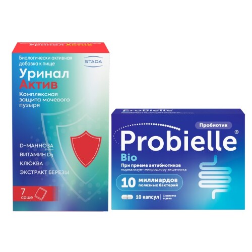 Набор Уринал Актив №7 + Пробиэль Био №10 по специальной цене