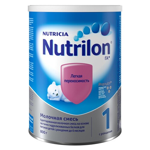Nutrilon 1 га смесь молочная сухая детская 800 гр