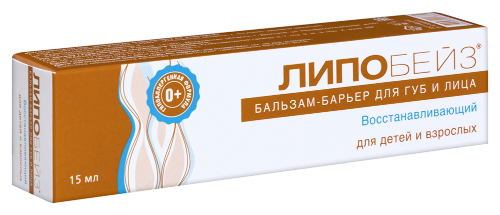 Липобейз бальзам-барьер для губ и лица восстанавливающий 15 мл