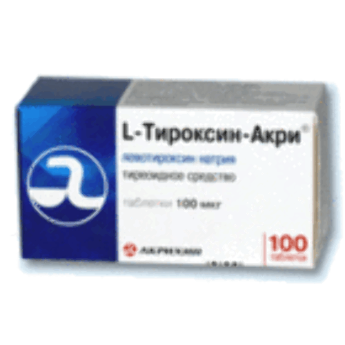 L-ТИРОКСИН-АКРИ 100МКГ N100 ТАБЛ