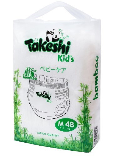 Купить Takeshi kids подгузники-трусики для детей m/6-11 48 шт. цена