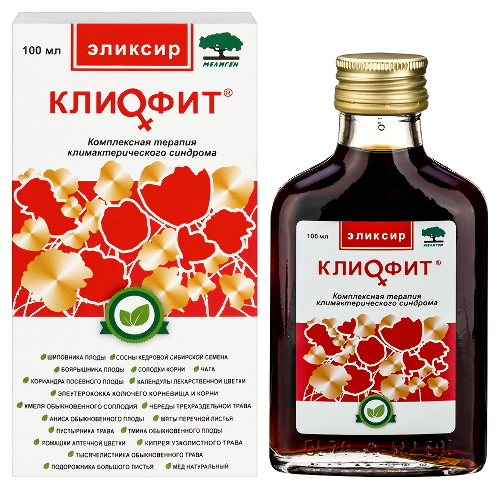Клиофит эликсир 100 мл