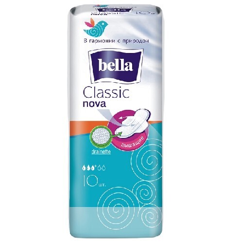 Купить Bella classic nova drainette прокладки 10 шт. цена