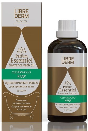 Купить Librederm parfum essentiel масло для принятия ванн ароматическое кедр 100 мл цена