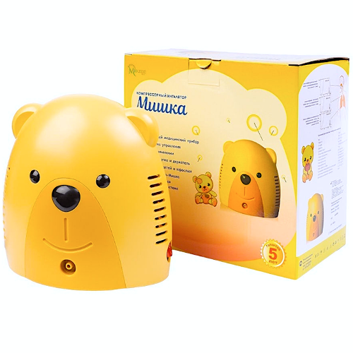 Ингалятор (небулайзер) Мишка (Bear) компрессорный Трехрежимный
