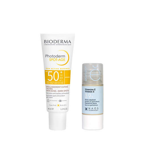 Набор Bioderma Photoderm Солнцезащитный Крем SPF 50+, 40 мл + Etat Pur Сыворотка с витамином Е 3,9% 15 мл