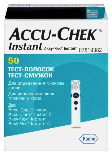 Тест-полоски Акку-Чек Инстант 50 шт.