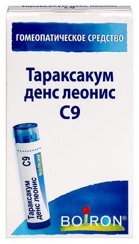 ТАРАКСАКУМ ДЕНС ЛЕОНИС С9 ГОМЕОПАТ МОНОКОМП ПРЕПАРАТ РАСТИТ ПРОИСХОЖД
