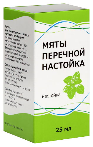 МЯТЫ ПЕРЕЧНОЙ НАСТОЙКА