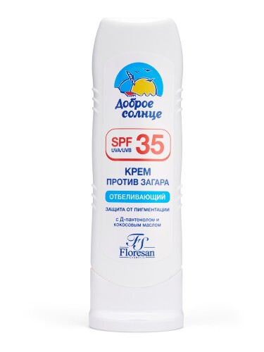 Floresan крем против загара отбеливающий spf-35 125 мл