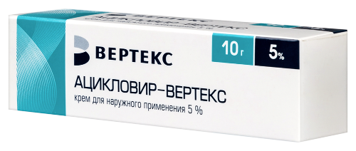 АЦИКЛОВИР-ВЕРТЕКС 5% 10,0 КРЕМ Д/НАРУЖ ПРИМ