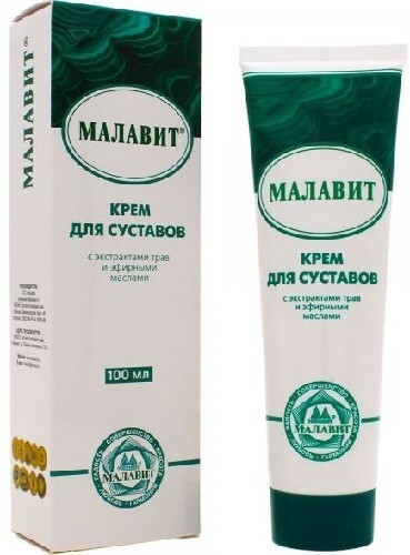Малавит крем для суставов 100 мл