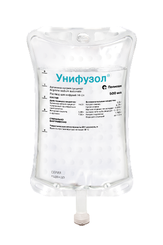 Унифузол 14 г/л 4 шт. контейнер раствор для инфузий 500 мл