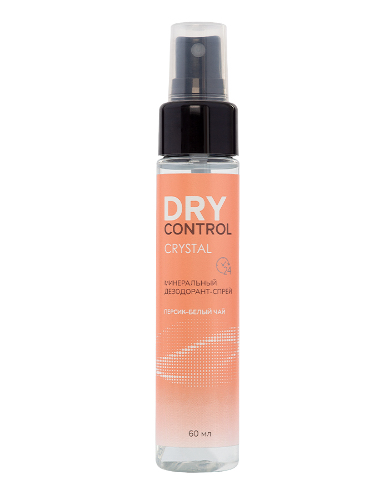 Drycontrol crystal дезодорант-спрей минеральный персик-белый чай 60 мл