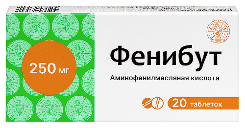 Фенибут 250 мг 20 шт. таблетки - цена 307.20 руб., купить в интернет аптеке в посёлке Кез Фенибут 250 мг 20 шт. таблетки, инструкция по применению