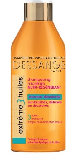 Купить Dessange paris мицеллярный шампунь для сильно поврежденных волос экстремальное восстановление 3 масла 250 мл цена