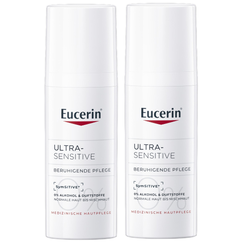Набор из 2-х уп EUCERIN ULTRASENSITIVE КРЕМ УСПОКАИВАЮЩИЙ ДЛЯ ЧУВСТВИТЕЛЬНОЙ КОЖИ НОРМАЛЬНОГО И КОМБИНИРОВАННОГО ТИПА 50МЛ