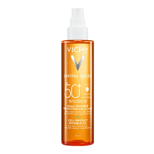 Vichy capital soleil масло солнцезащитное увлажняющее spf50+ 200 мл