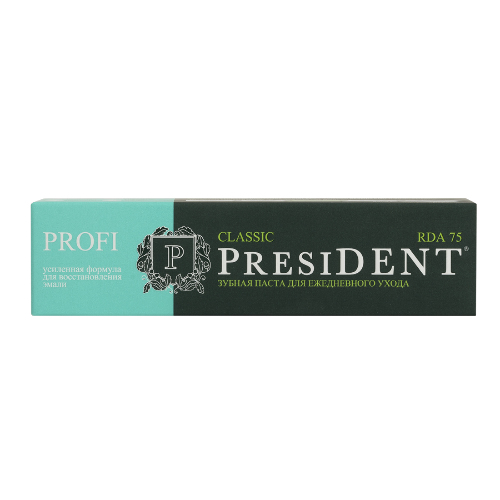 Купить President profi зубная паста classic 100 мл цена