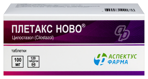 Плетакс ново 100 мг 120 шт. таблетки