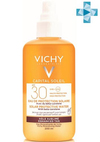 Купить Vichy capital soleil спрей солнцезащитный двухфазный активатор загара spf30 200 мл цена