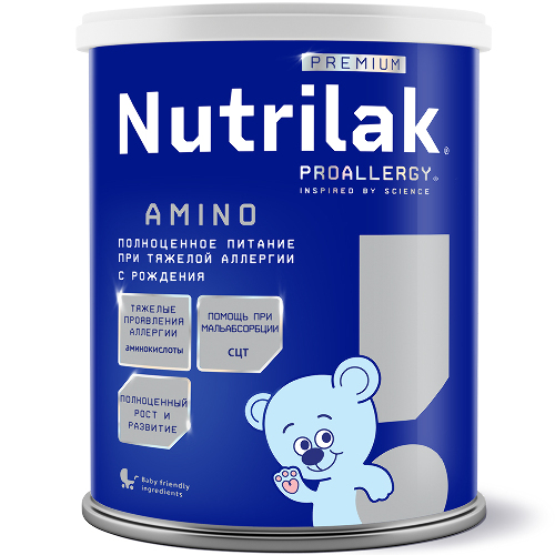 Nutrilak premium proallergy амино смесь сухая специализированная на основе аминокислот 400 гр