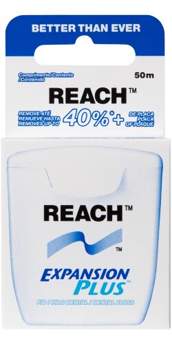 Купить Reach зубная нить пропитанная воском 50 м цена