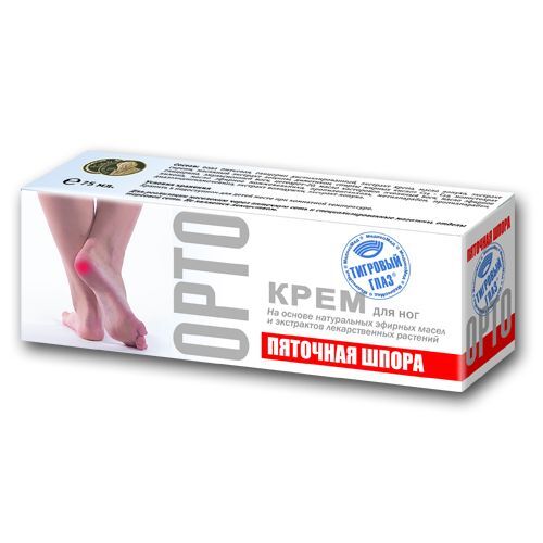 Купить Тигровый глаз орто крем для ног пяточная шпора 75 мл цена