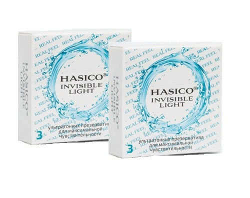 Набор из 2х средств HASICO: 1+ 1 ПРЕЗЕРВАТИВЫ HASICO УЛЬТРАТОНКИЕ N3