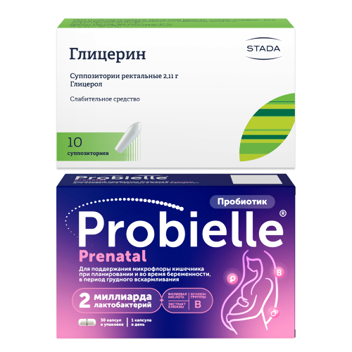 Набор Пробиэль Пренатал №30 и Глицерин 2,11 №10 суп по специальной цене