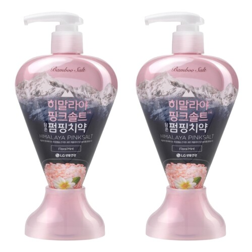 Набор Perioe Зубная паста с Розовой Гималайской Солью Pumping Himalaya Pink Salt Floral Mint 285 гр, 2 шт