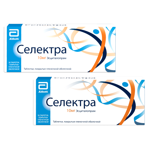 Набор СЕЛЕКТРА 0,01 N28 ТАБЛ П/ПЛЕН/ОБОЛОЧ + СЕЛЕКТРА 0,01 N56 ТАБЛ П/ПЛЕН/ОБОЛОЧ - со скидкой 20%
