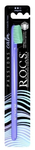 Rocs зубная щетка passions/средняя/